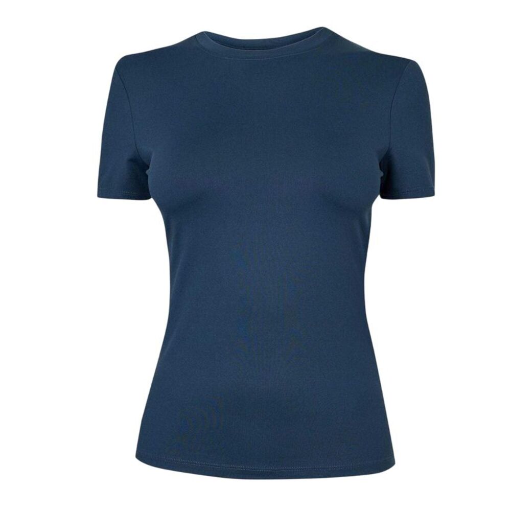 USA Pro Womens/Ladies Polyamide T-Shirt / Navy